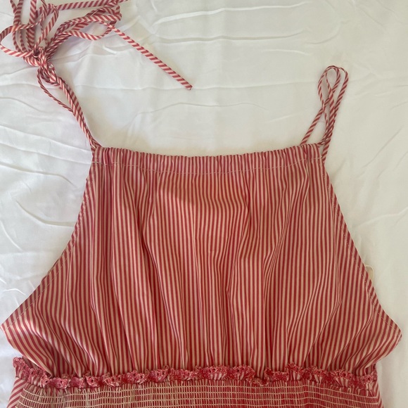 BCBG. Size 6. Red/white striped dress. - Picture 7 of 12